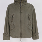 Tyra II  Jacke Detail Kunstfellkragen und 2-Wege-Reißverschluss