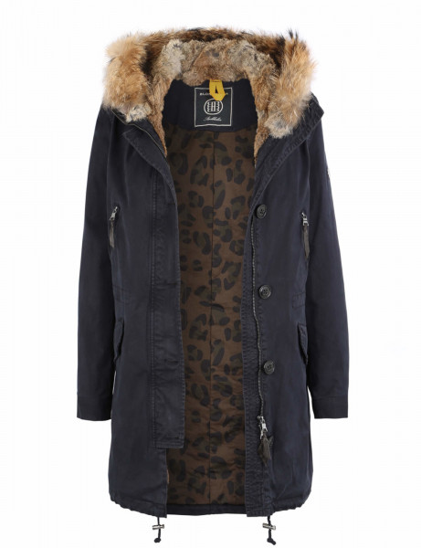 ASPEN 515 • Real Fur Winter Parka • Navy