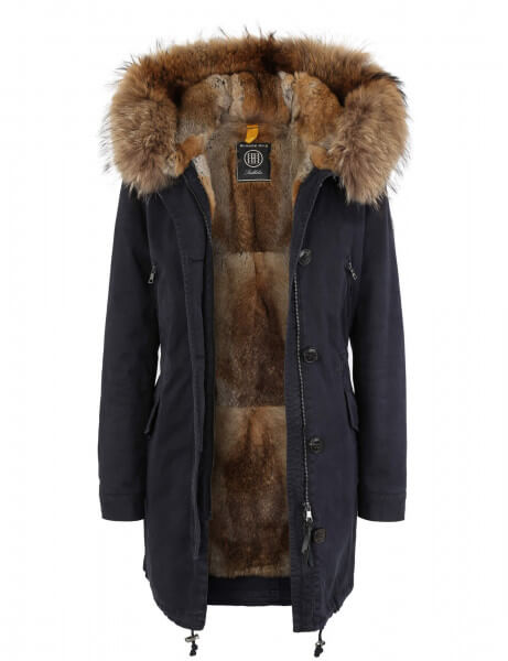 ASPEN 415 • Full Fur Winter Parka • Navy